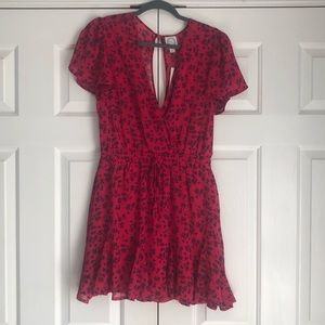 Francescas Floral Godet Dress